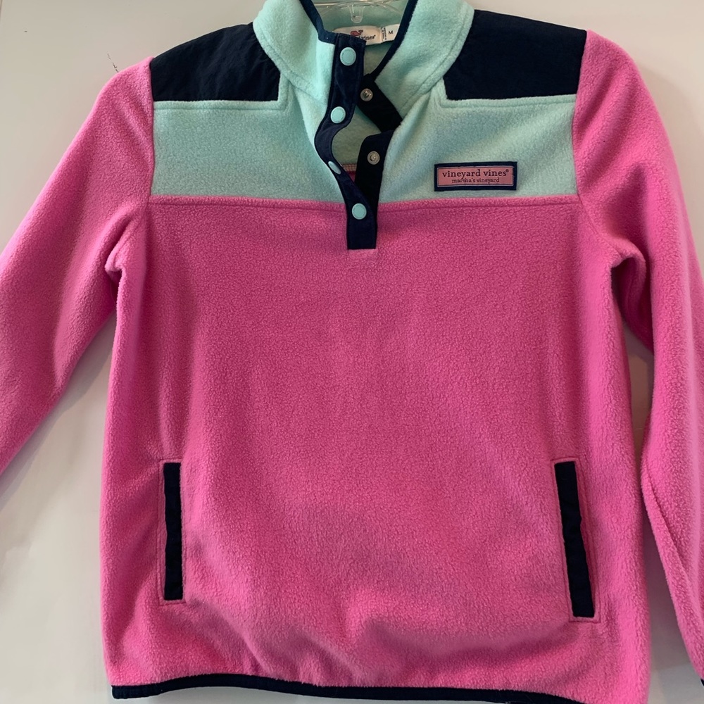 Girls sz Med Vineyard Vines Pullover Fleece